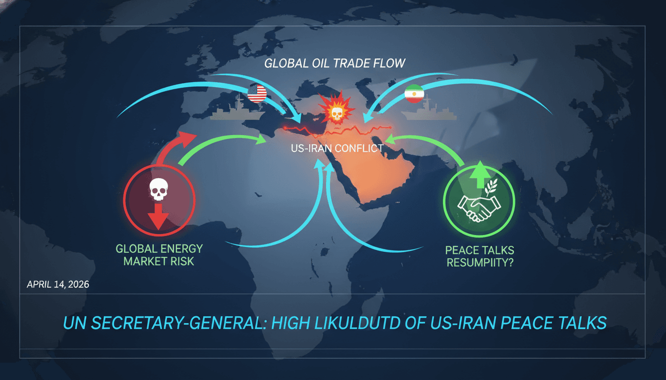 UN Secretary-General Guterres Indicates High Likelihood of US-Iran Peace Talks Resumption