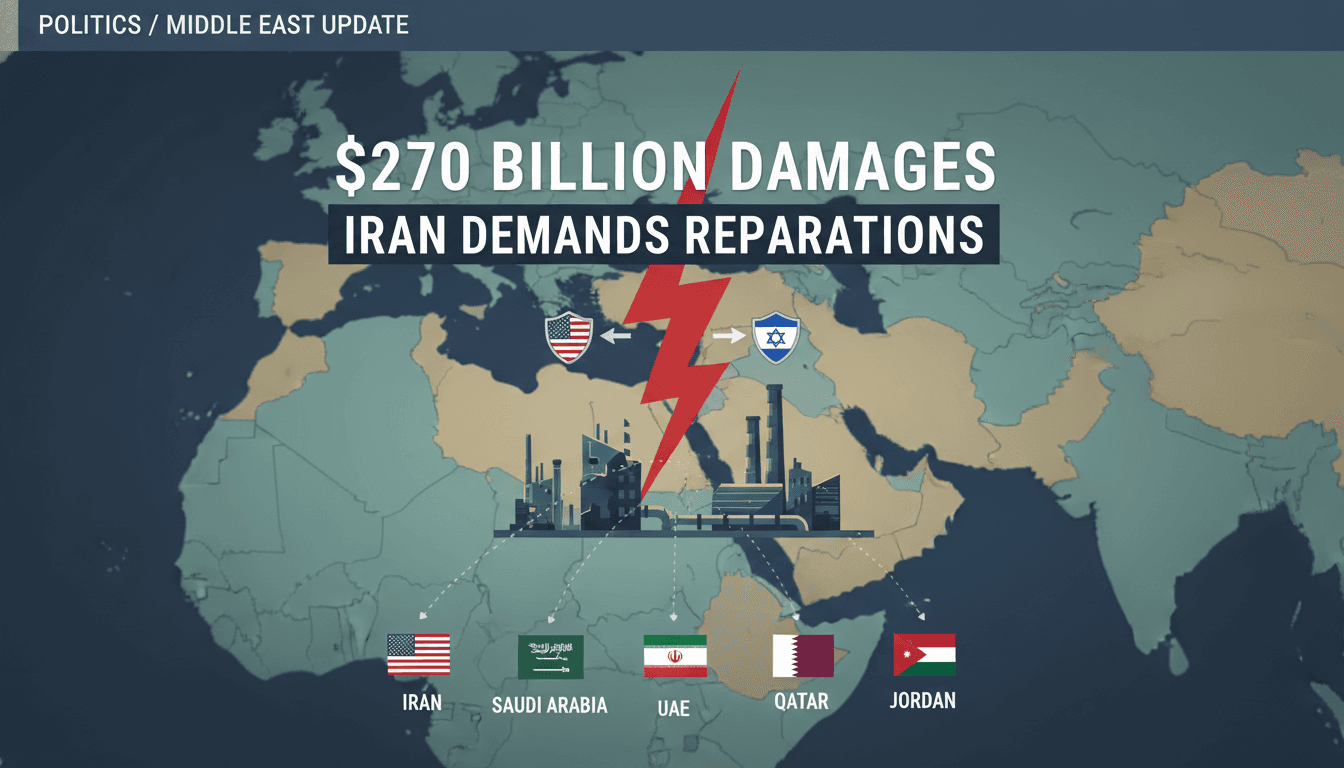 Iran Demands Reparations from Gulf States for US-Israeli Airstrikes
