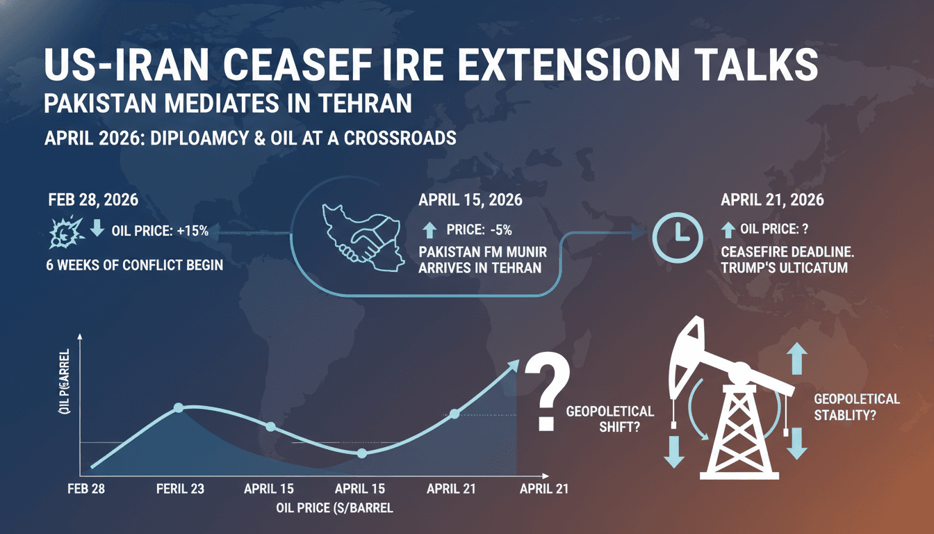 Pakistan Mediates US-Iran Ceasefire Extension Talks in Tehran