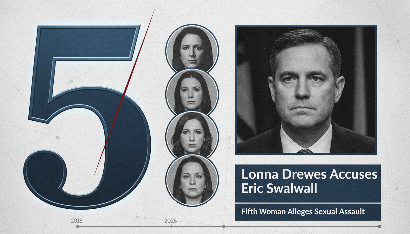 Lonna Drewes Becomes Fifth Woman to Accuse Eric Swalwell of Sexual Assault