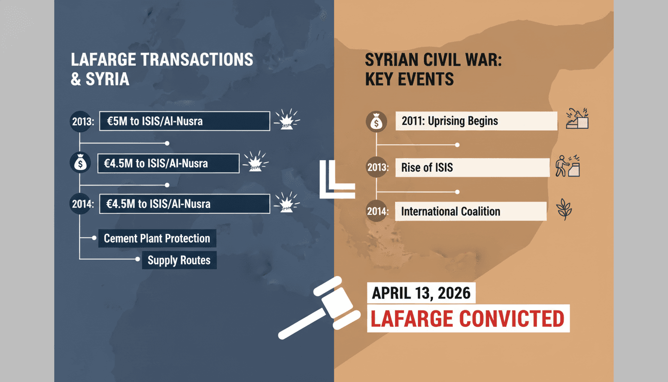 Lafarge and Executives Convicted of Financing Terrorism in Syria
