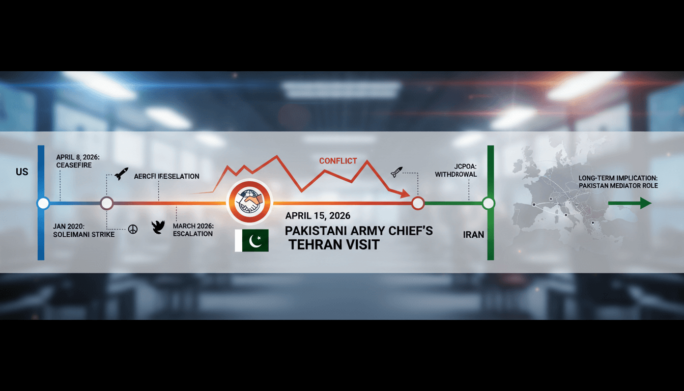 Pakistani Army Chief's Tehran Visit Aims to Bridge Iran-US Diplomatic Divide