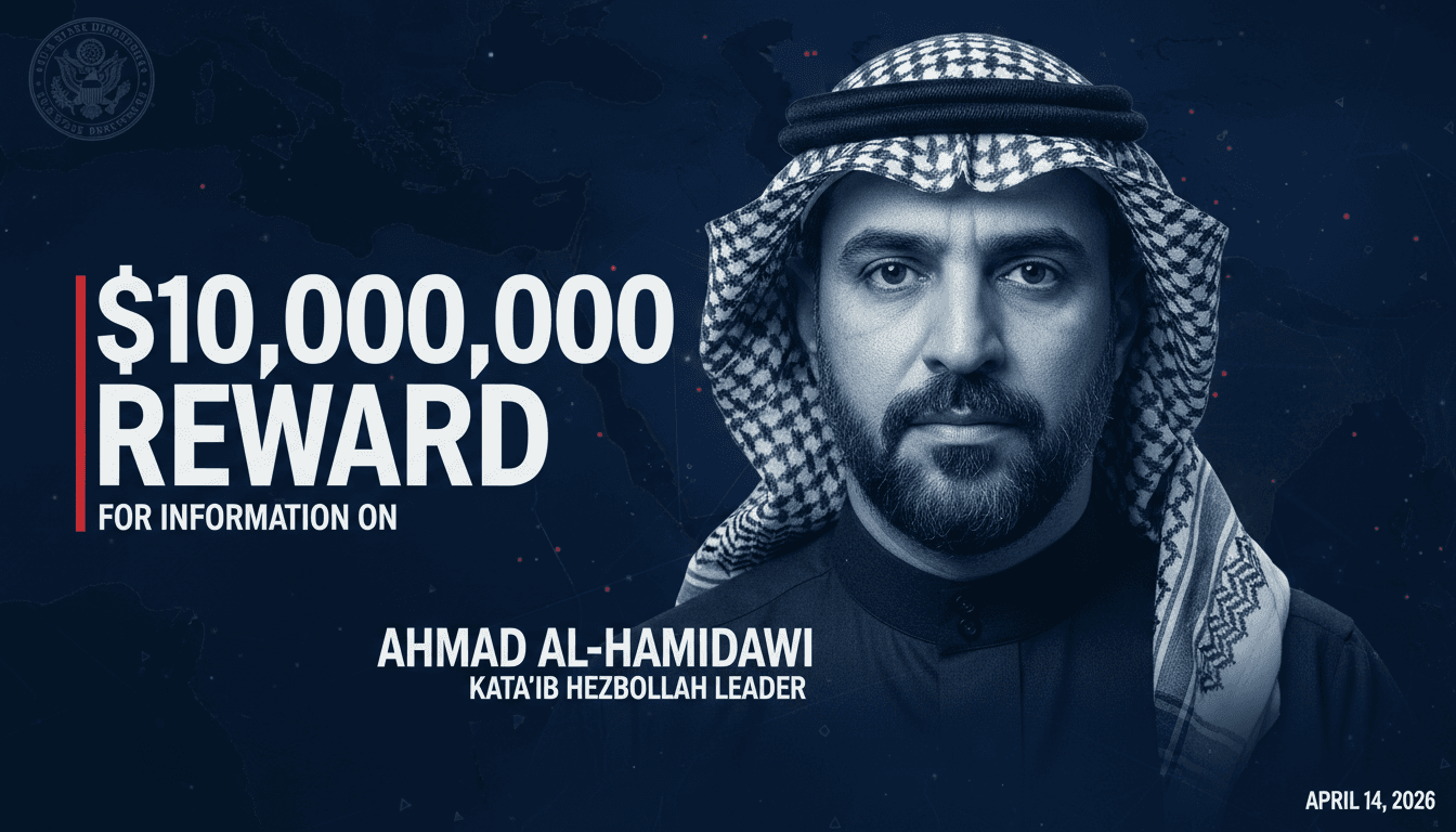 U.S. Offers $10 Million Reward for Information on Kata'ib Hezbollah Leader