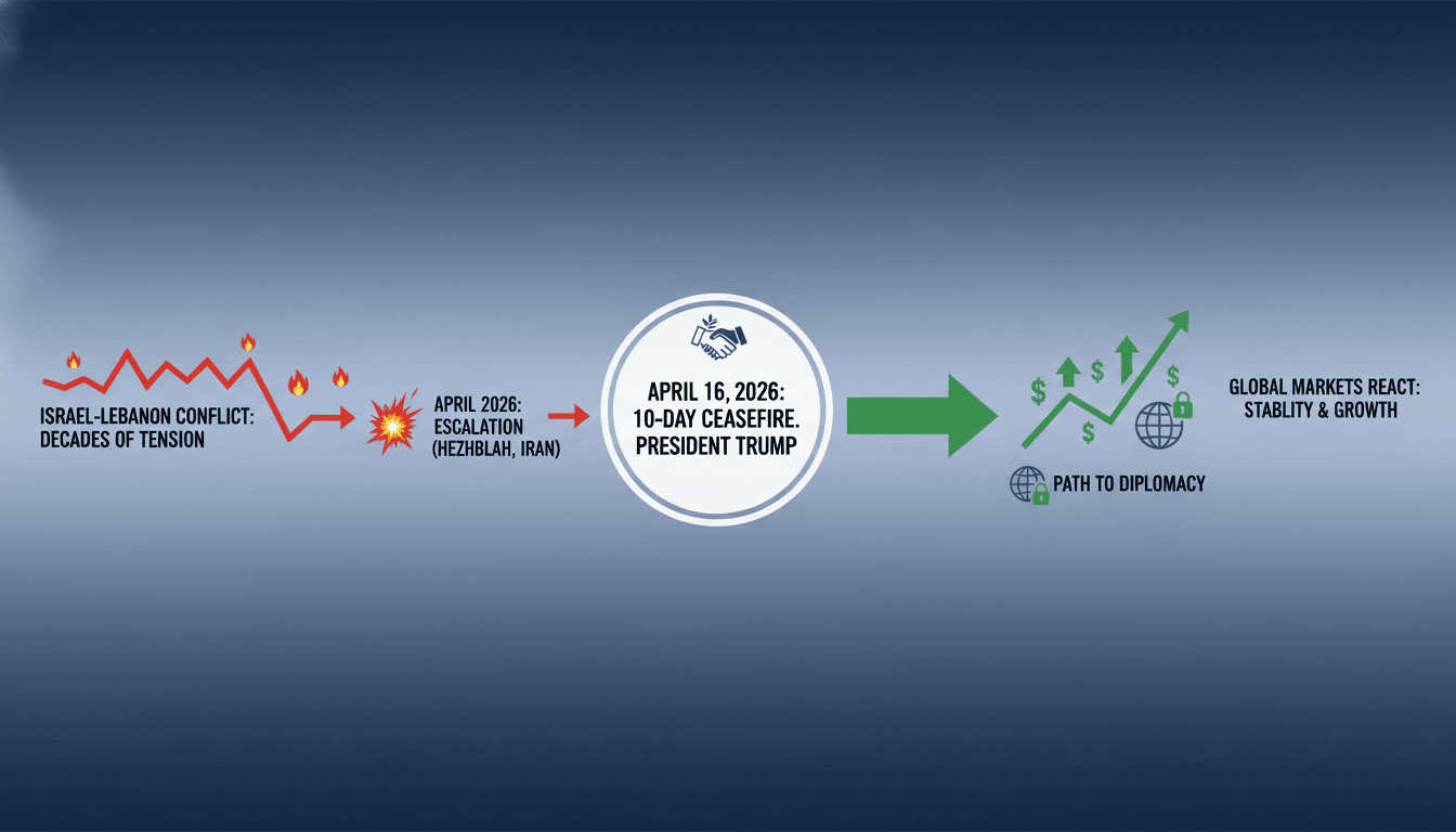 Trump Announces 10-Day Ceasefire Between Israel and Lebanon