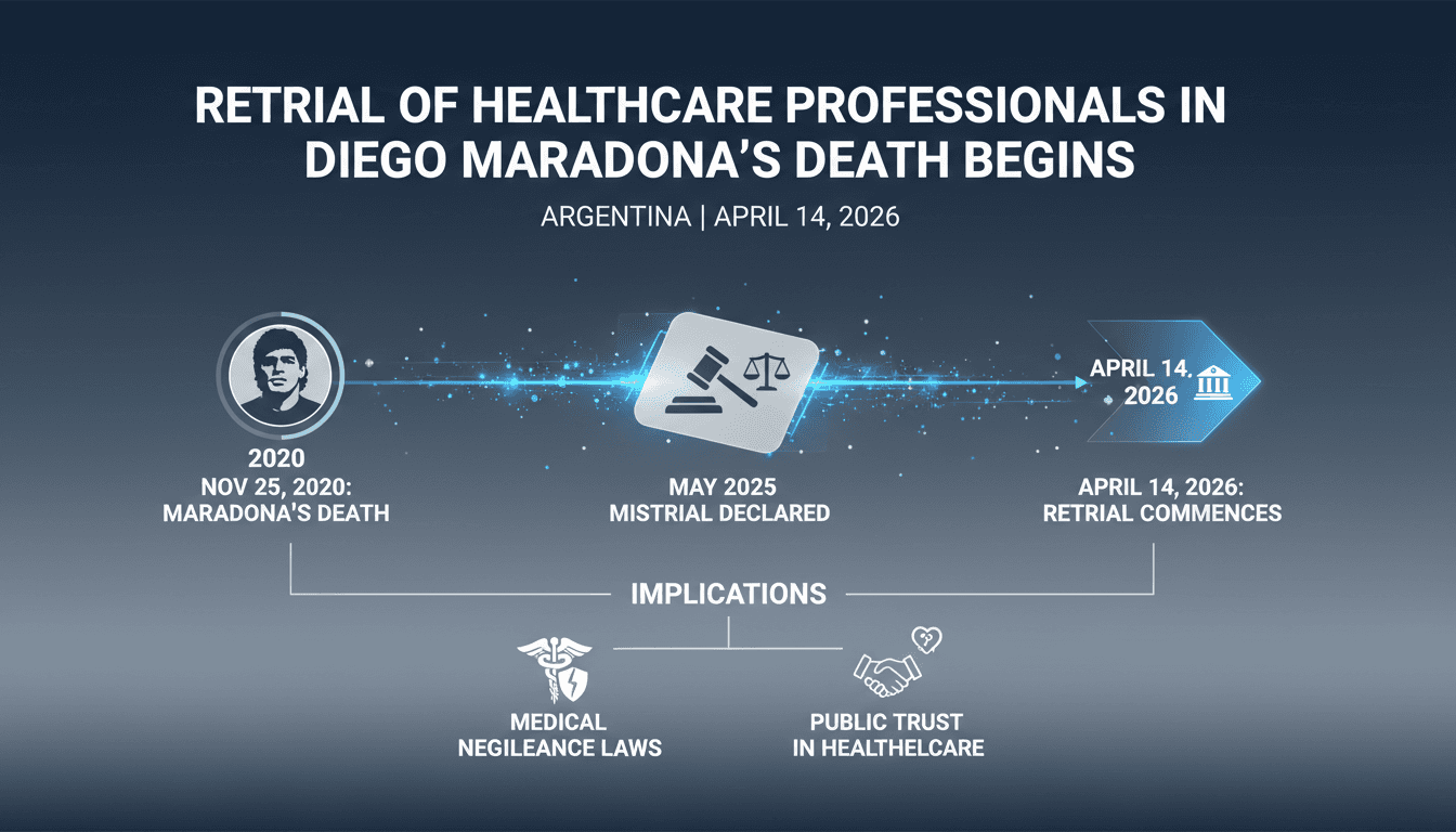 Retrial of Healthcare Professionals in Diego Maradona's Death Begins in Argentina