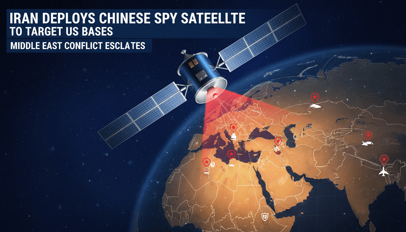 Iran Deploys Chinese Spy Satellite to Target US Bases Amid Ongoing Middle East Conflict