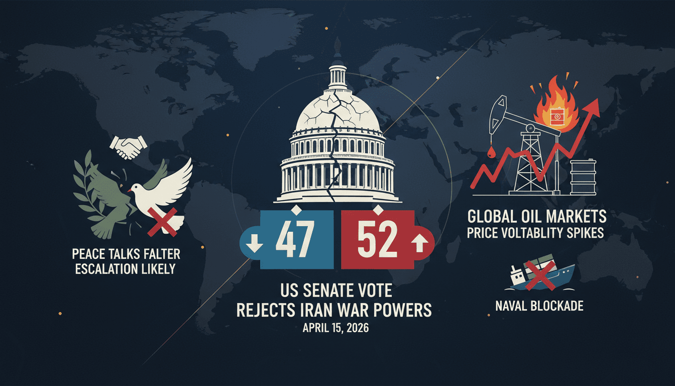 US Senate Rejects War Powers Resolution Against Iran for Fourth Time