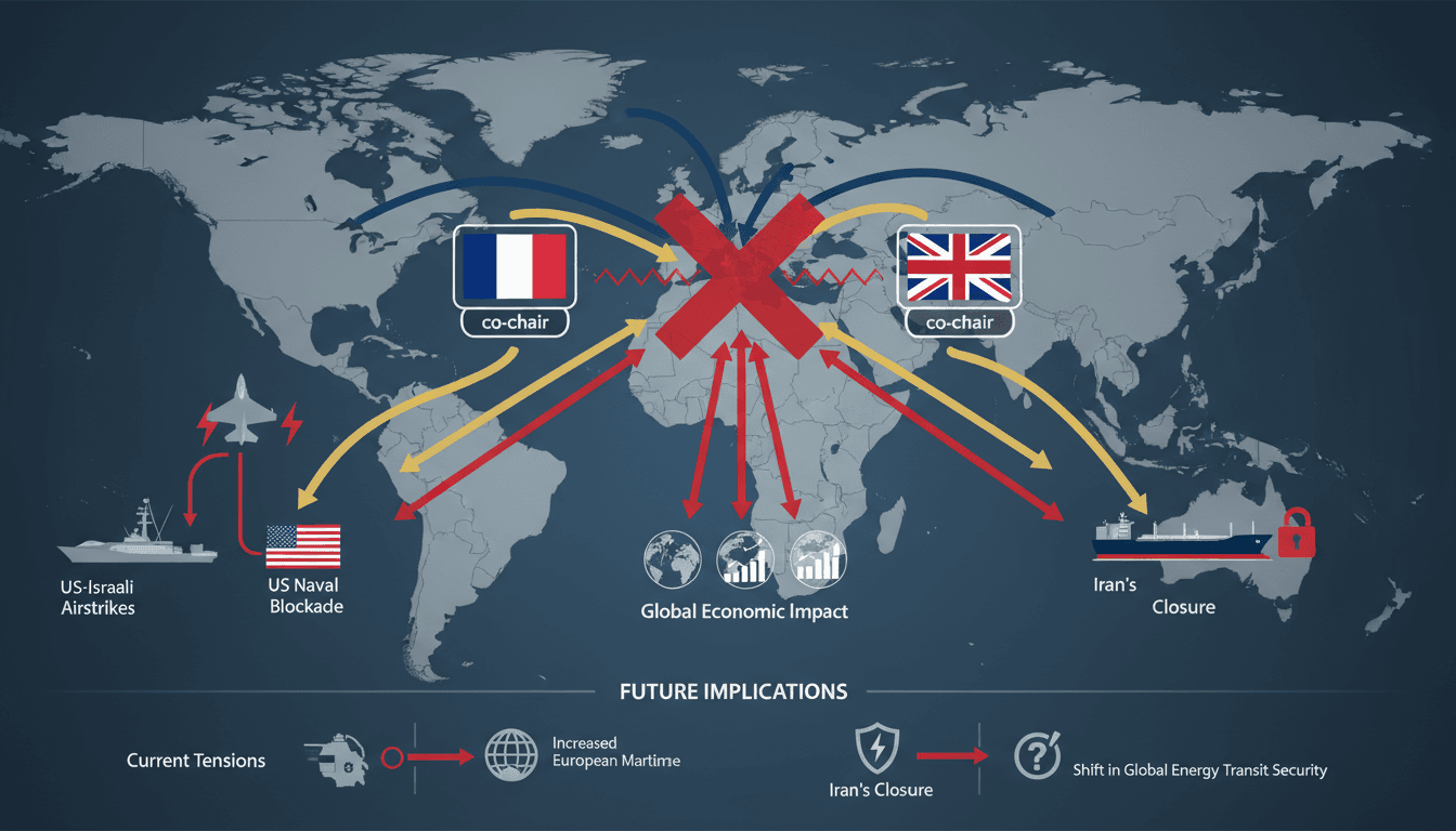 France and UK Lead Multinational Conference to Secure Strait of Hormuz Navigation