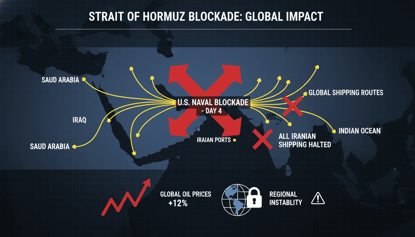 U.S. Confirms Ongoing Naval Blockade of Strait of Hormuz Amid Iran Tensions