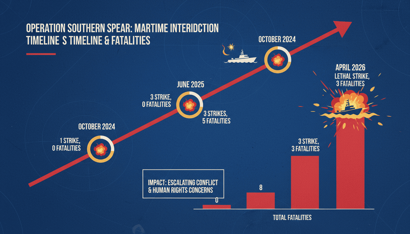 U.S. military conducts lethal strike on drug-trafficking vessel in eastern Pacific Ocean