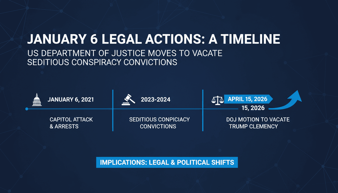 US Department of Justice Moves to Vacate Seditious Conspiracy Convictions of January 6 Defendants