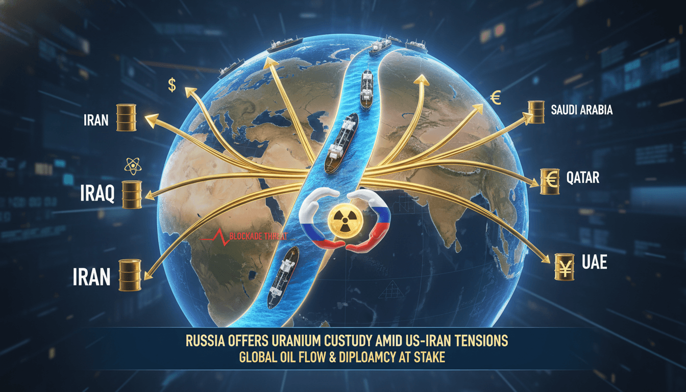 Russia Offers to Custody Iran's Enriched Uranium Amid US-Iran Tensions