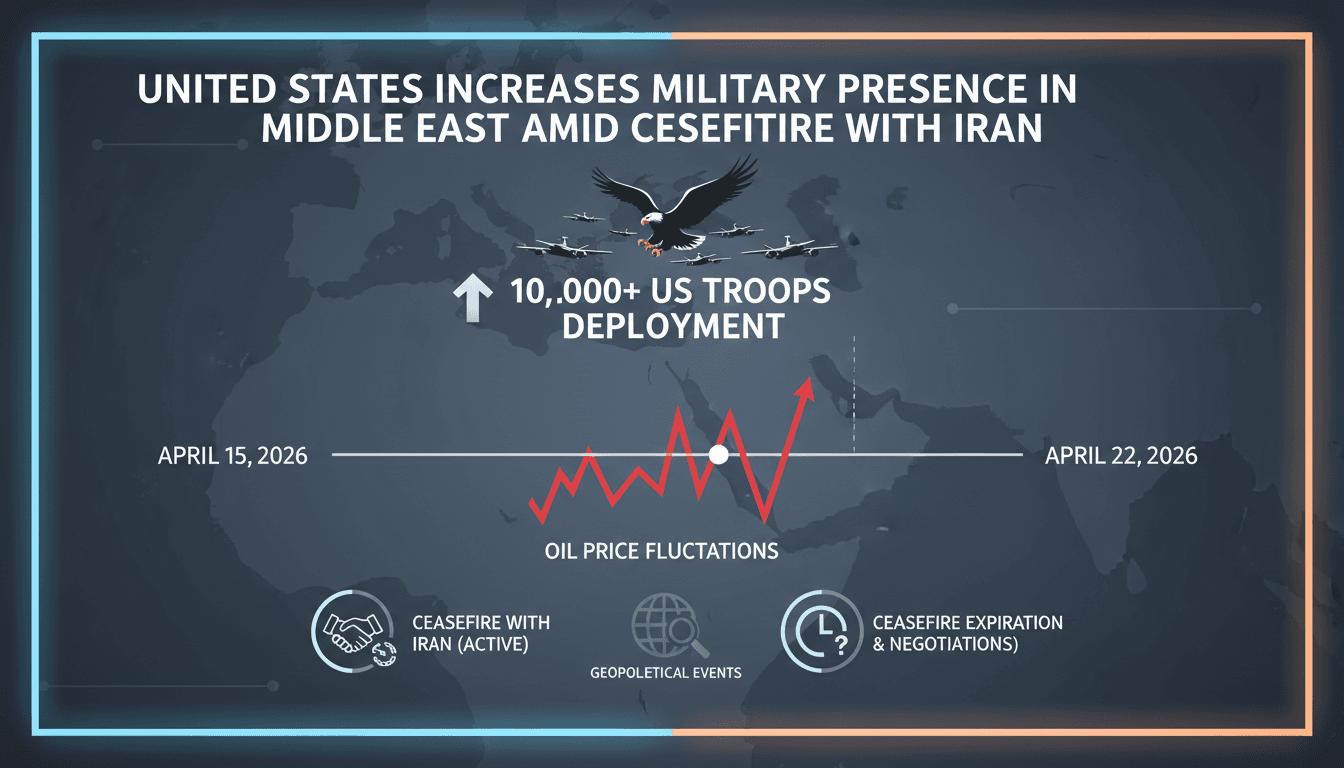 United States Increases Military Presence in Middle East with 10,000 Troops Amid Ceasefire with Iran