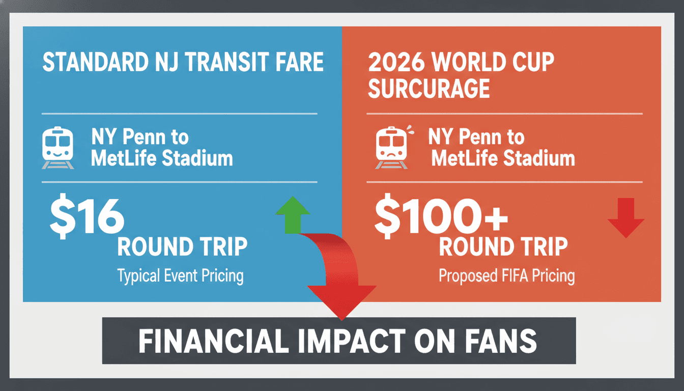 New Jersey Governor Critiques FIFA Over World Cup Transportation Costs