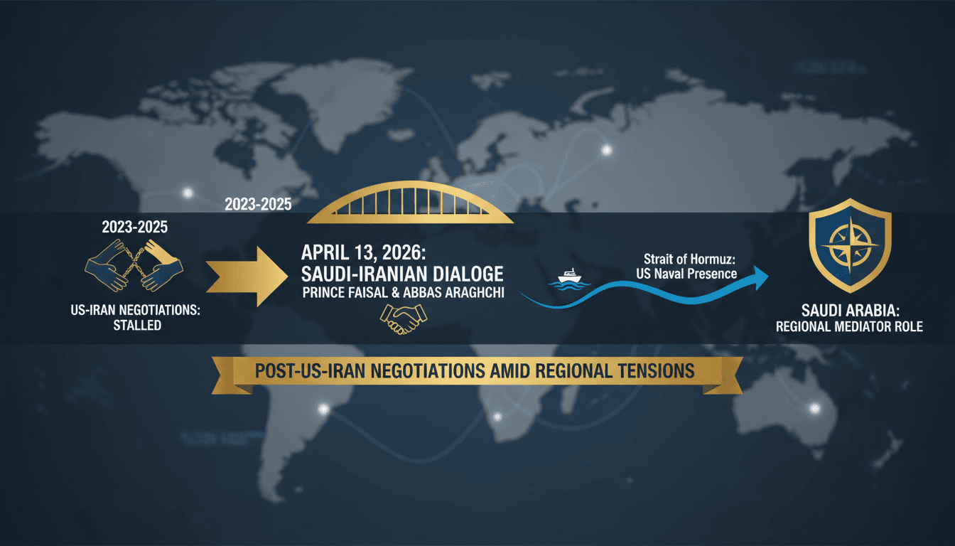 Saudi and Iranian Foreign Ministers Discuss Post-US-Iran Negotiations Amid Regional Tensions