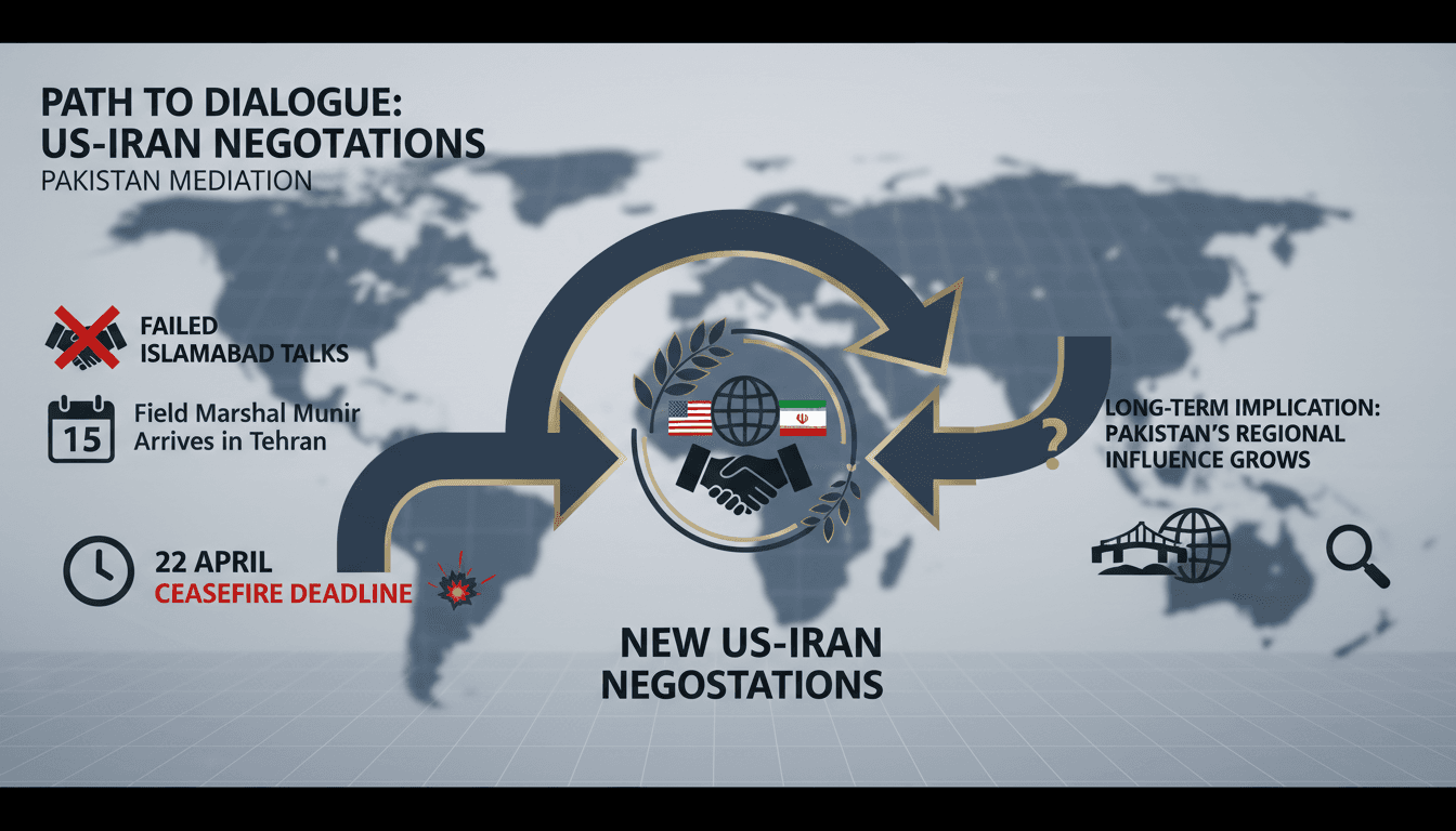 Field Marshal Asim Munir's Tehran Visit Initiates New US-Iran Negotiations Amid Ceasefire Deadline