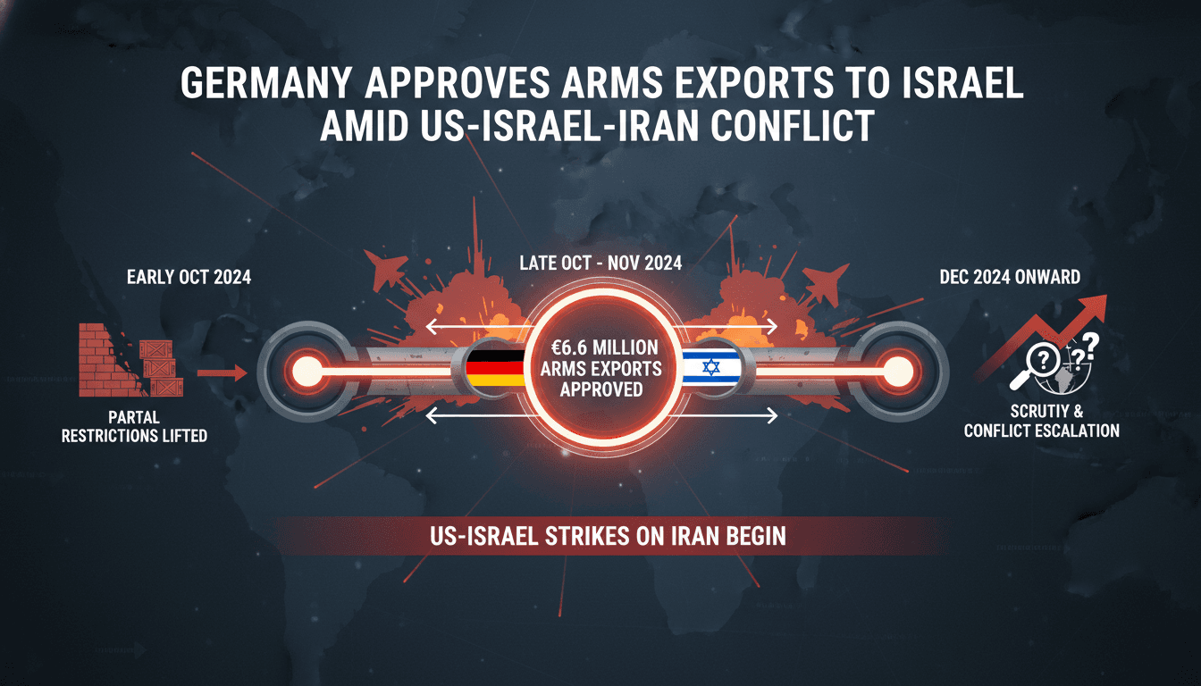 Germany Approves Arms Exports to Israel Amid US-Israel-Iran Conflict