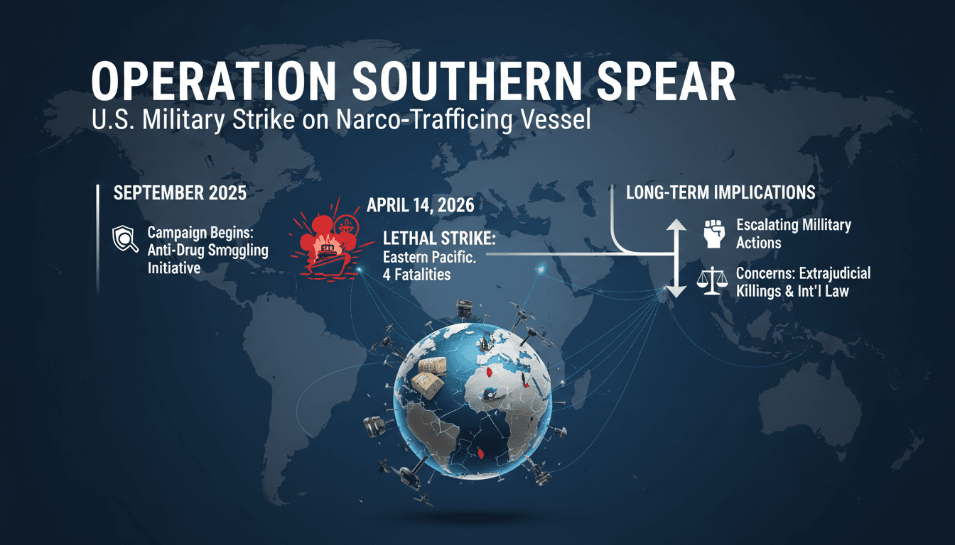 U.S. Military Conducts Lethal Strike on Narco-Trafficking Vessel in Eastern Pacific