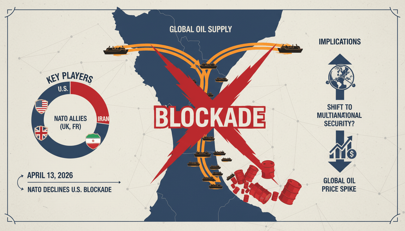 NATO Allies Decline U.S. Naval Blockade of Iranian Ports Amid Ongoing Conflict