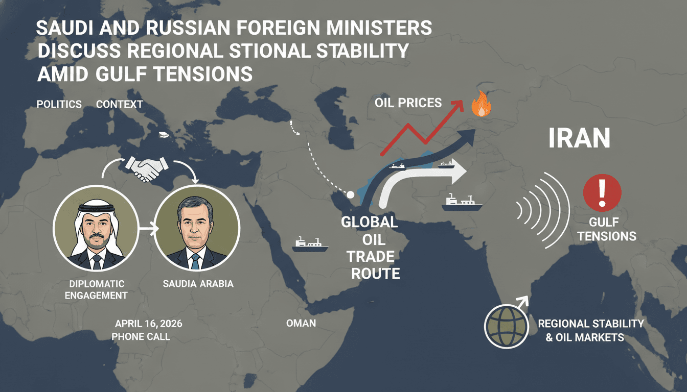 Saudi and Russian Foreign Ministers Discuss Regional Stability Amid Gulf Tensions