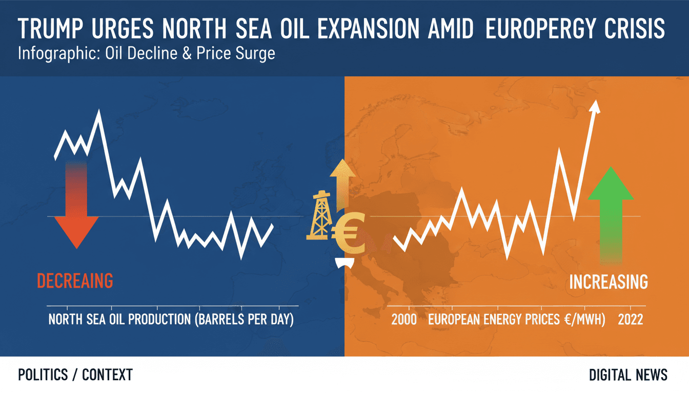 Trump Calls for Expansion of North Sea Oil Drilling Amid European Energy Crisis