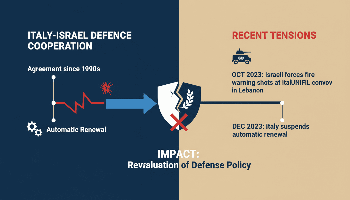 Italy Suspends Defence Cooperation Agreement with Israel