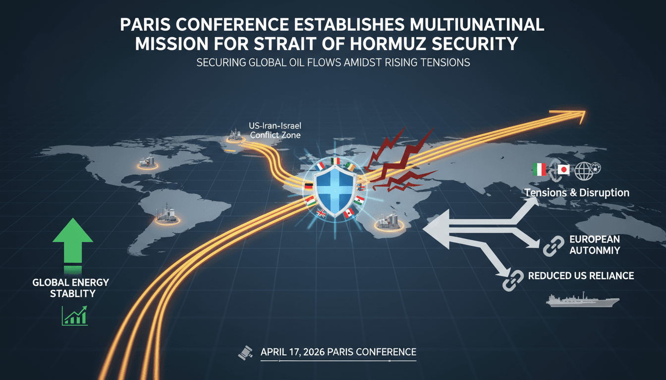 Paris Conference Establishes Multinational Mission for Strait of Hormuz Security