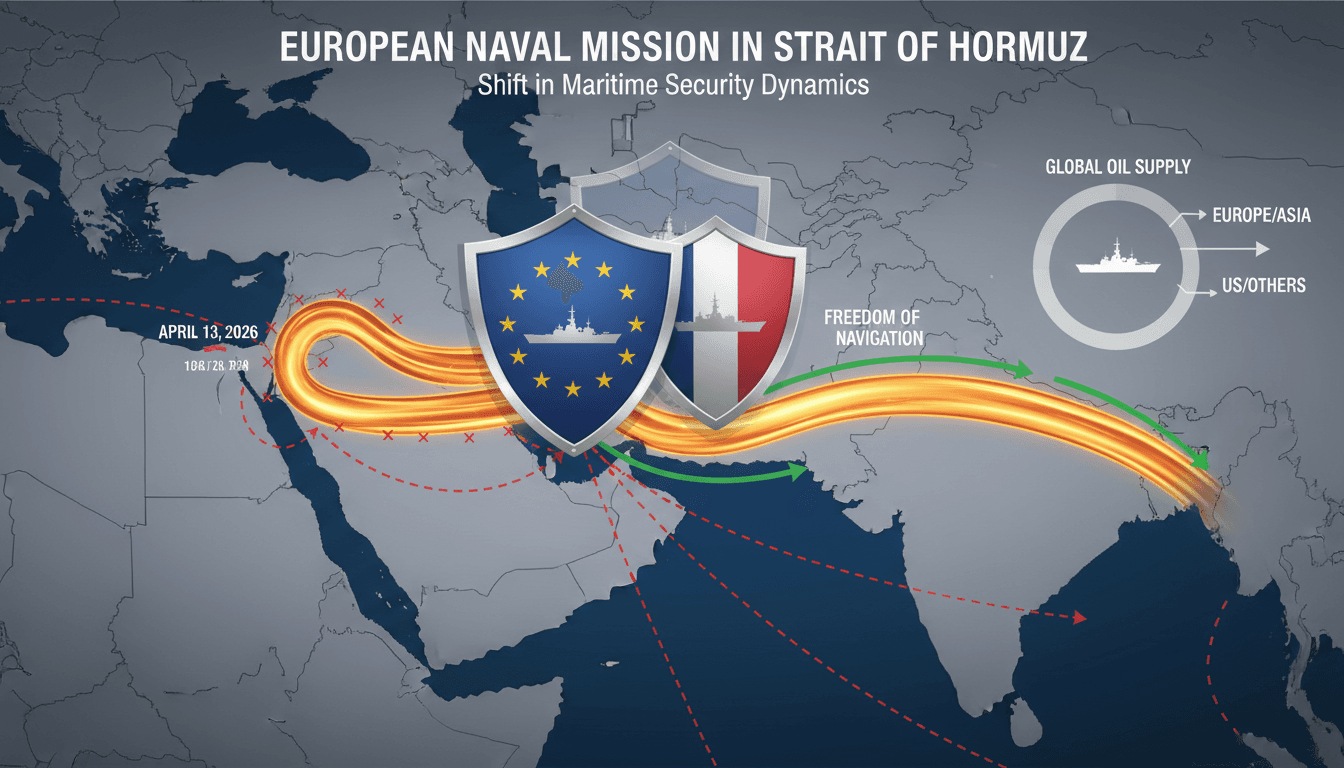 European Nations Propose Naval Mission in Strait of Hormuz Excluding US
