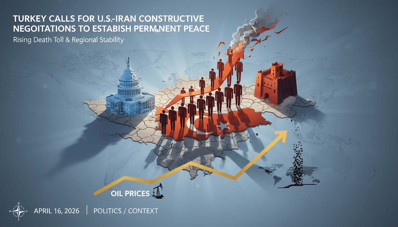 Turkey Calls for U.S.-Iran Constructive Negotiations to Establish Permanent Peace