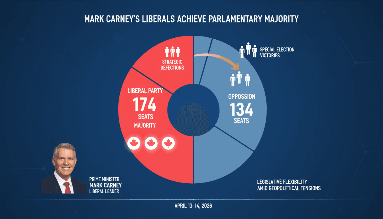 Mark Carney's Liberal Party Achieves Majority in Canadian Parliament