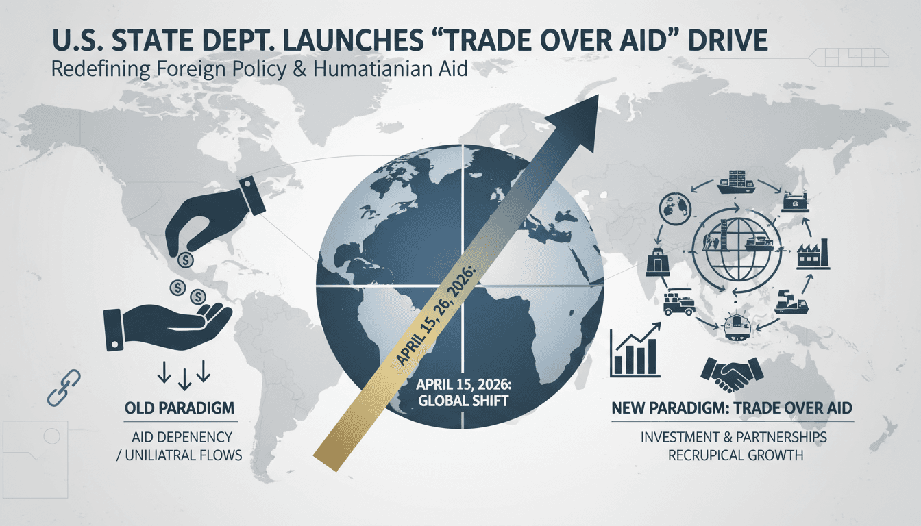 U.S. State Department Launches Global Lobbying for 'Trade Over Aid' Initiative