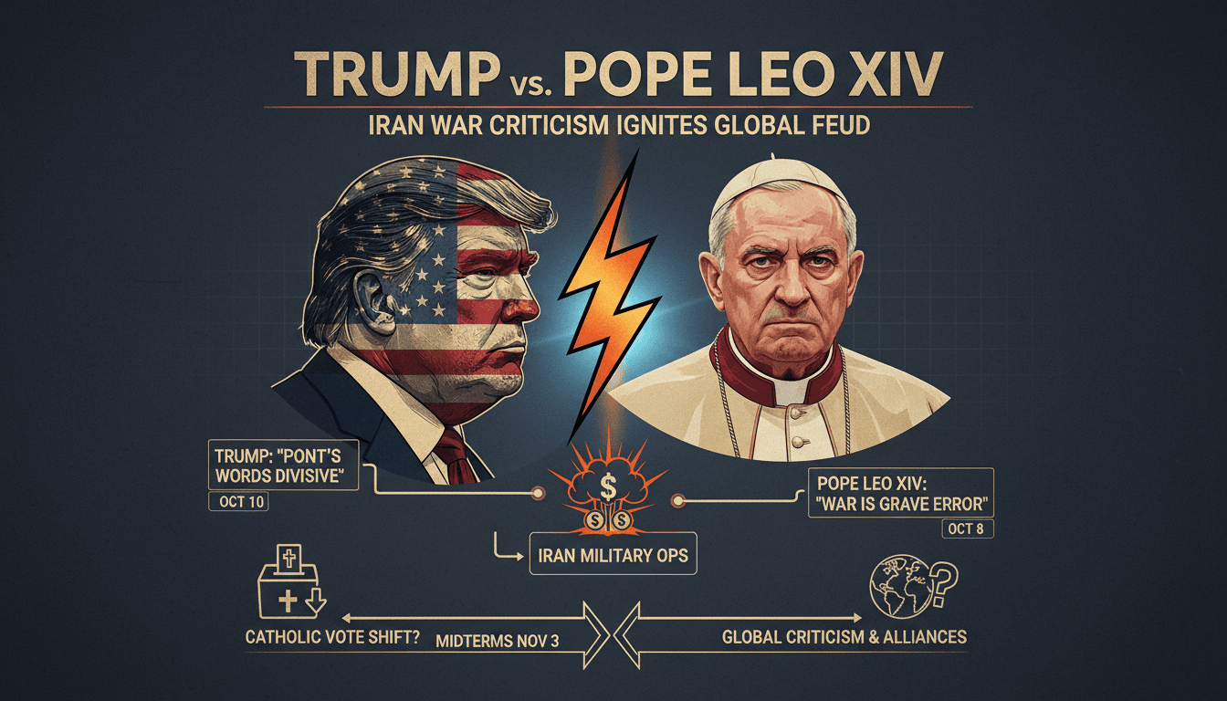 Trump and Pope Leo XIV Engage in Public Feud Over Iran War Criticism