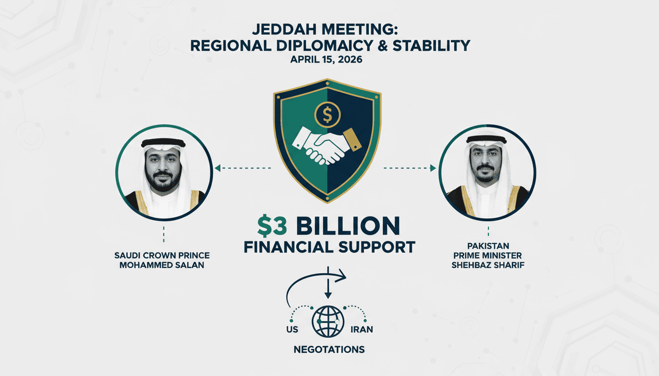 Saudi Crown Prince and Pakistan Prime Minister Discuss US-Iran Negotiations in Jeddah