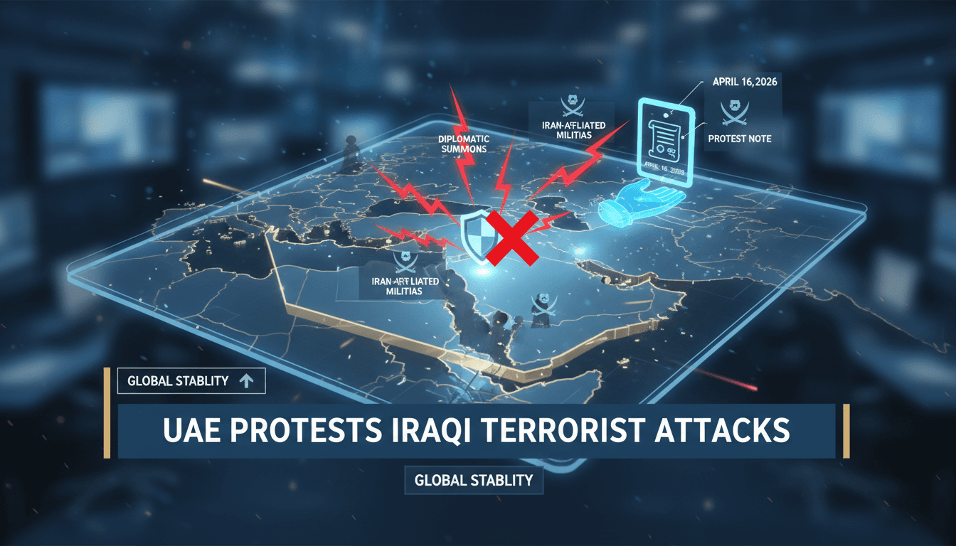 UAE Protests Iraqi Terrorist Attacks with Diplomatic Summons