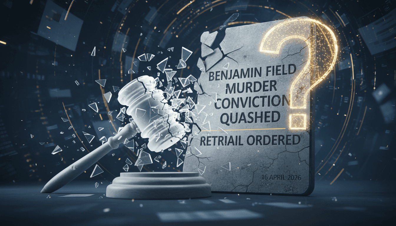Court of Appeal quashes murder conviction of Benjamin Field
