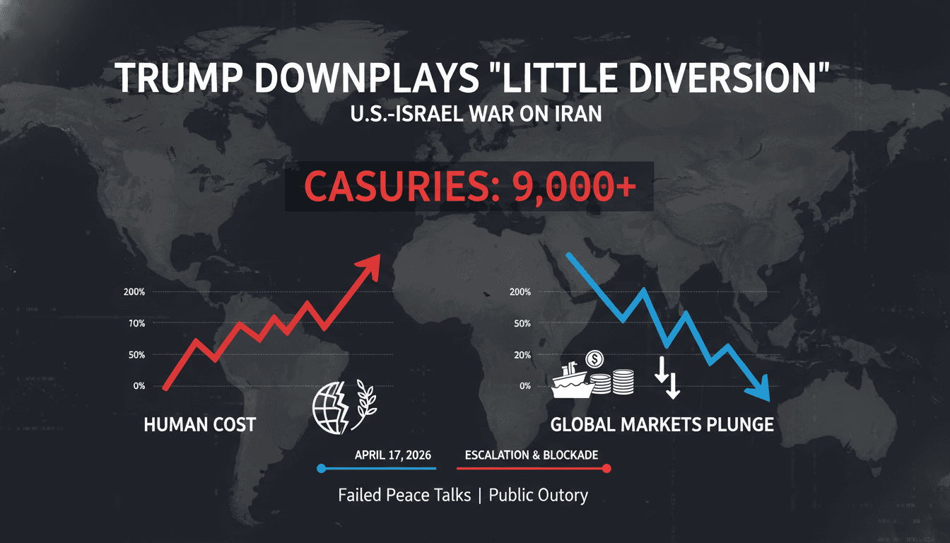 Trump Downplays U.S.-Israel War on Iran as Casualty Count Surpasses 9,000