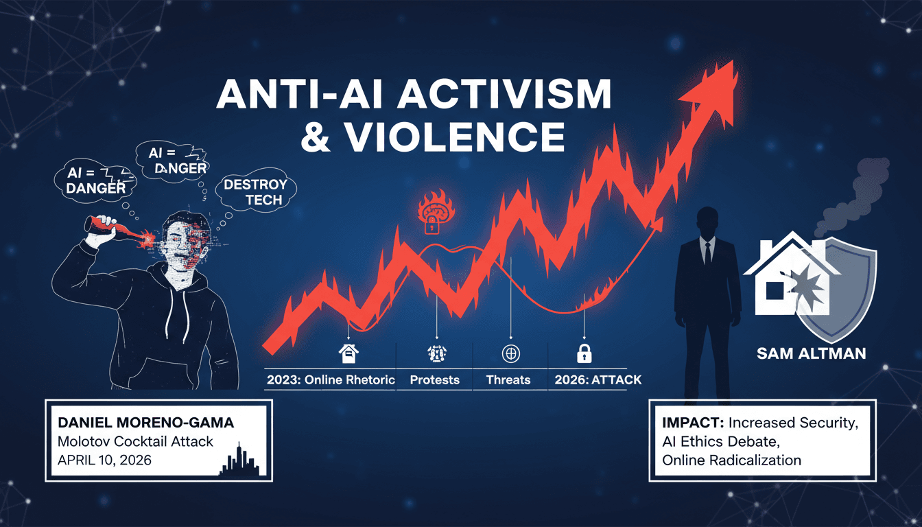 Daniel Moreno-Gama Arrested for Alleged Molotov Cocktail Attack on OpenAI CEO Sam Altman