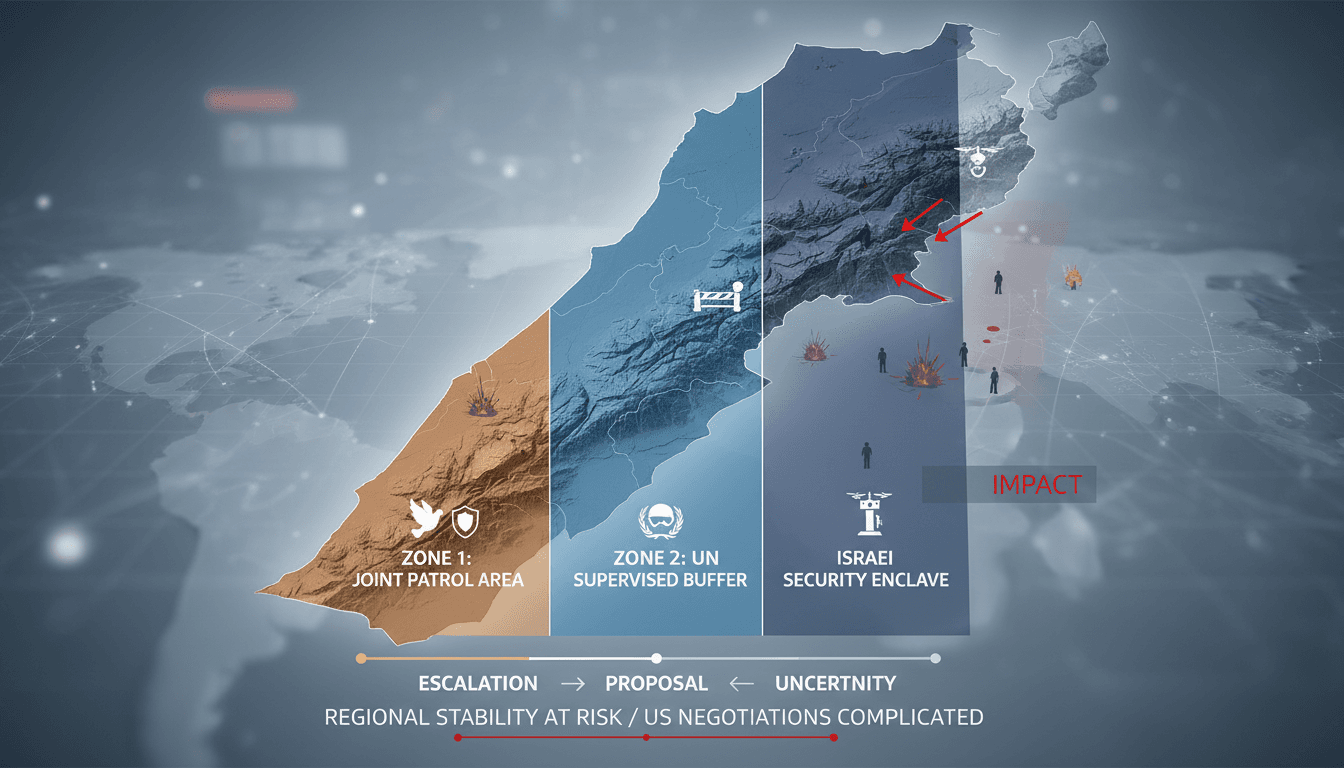 Israel Proposes Tripartite Security Zones in Southern Lebanon Amid Escalating Military Operations