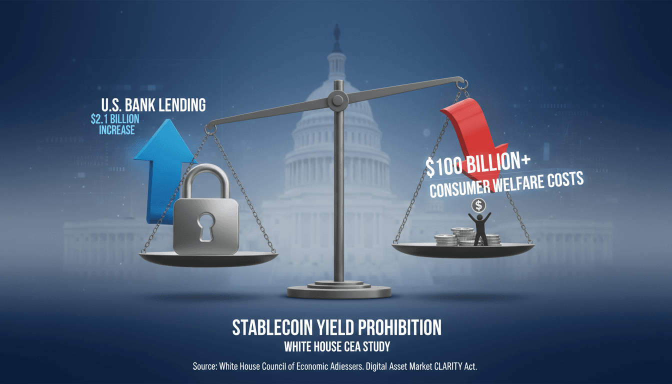 White House CEA Study Challenges Banking Lobby on Stablecoin Yield Regulations