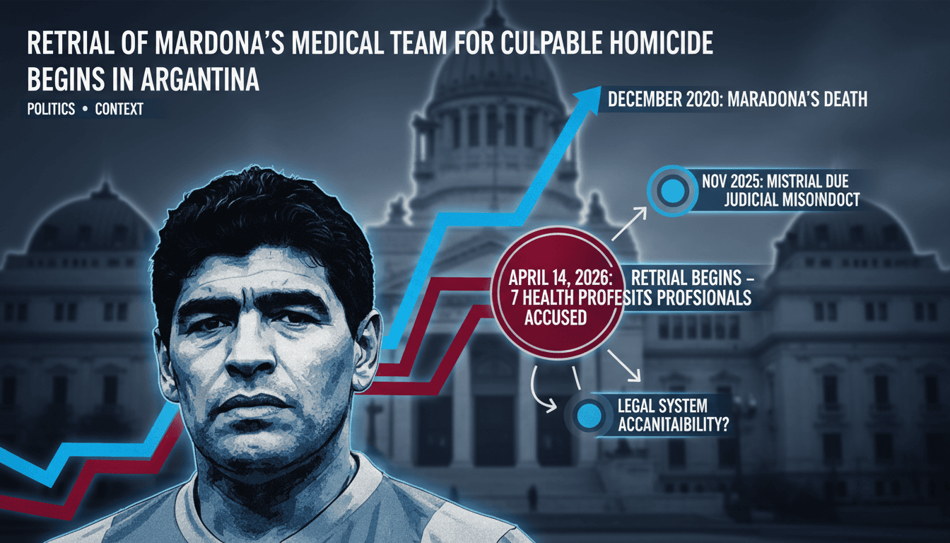 Retrial of Maradona's Medical Team for Culpable Homicide Begins in Argentina