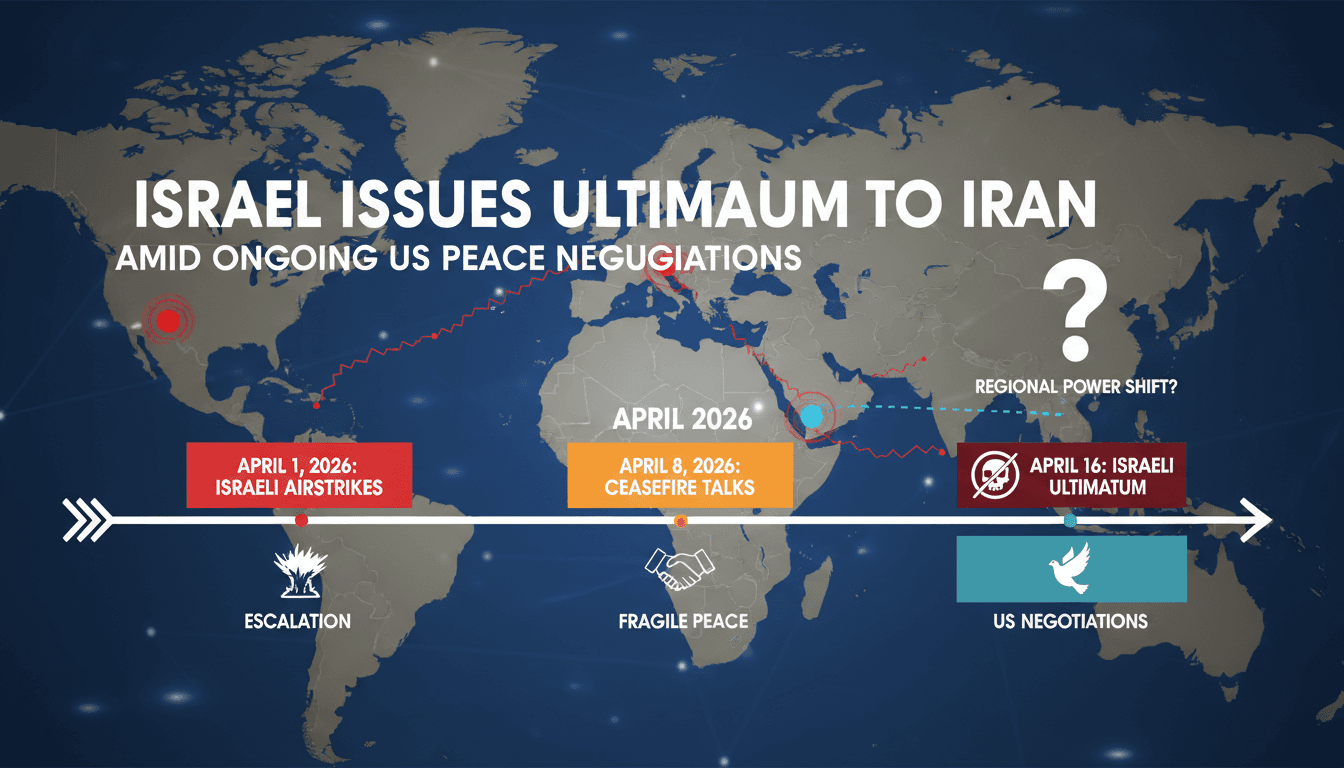 Israel Issues Ultimatum to Iran Amid Ongoing US Peace Negotiations
