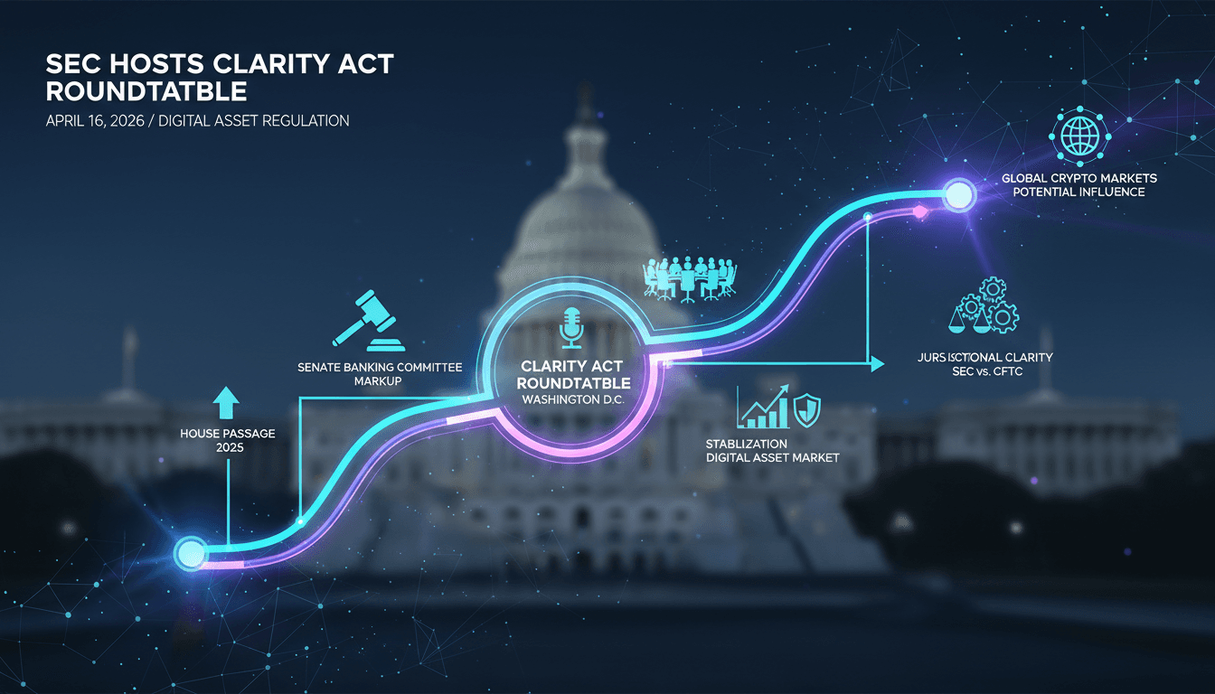SEC Hosts CLARITY Act Roundtable to Discuss Digital Asset Regulation