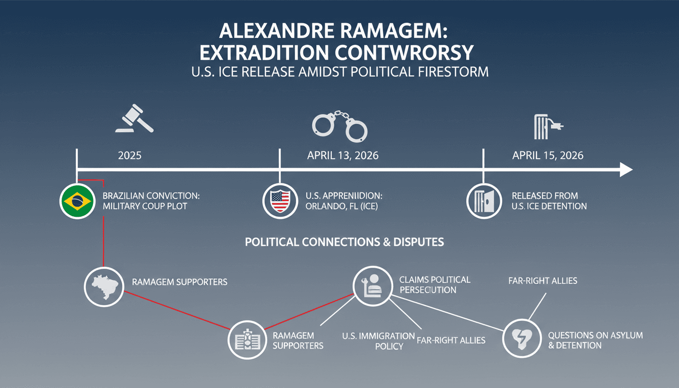 Alexandre Ramagem Released from U.S. ICE Detention Amid Extradition Controversy