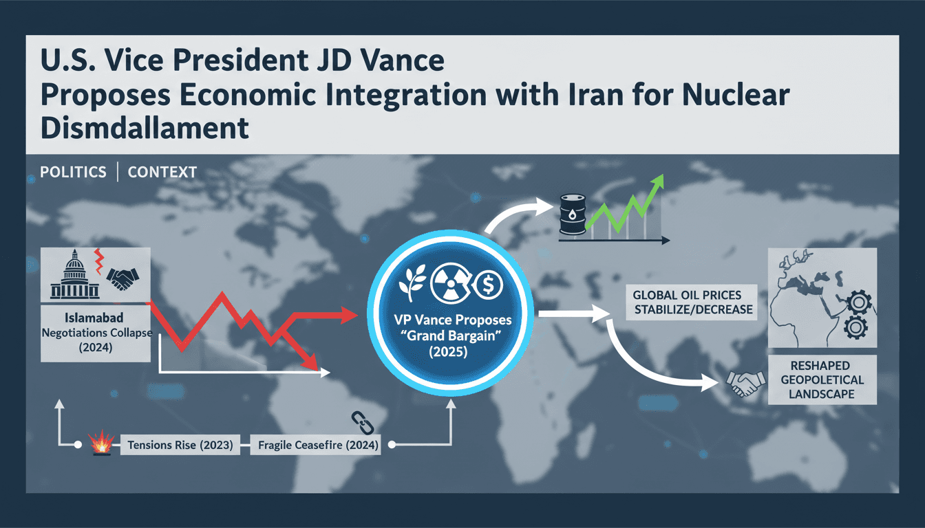 U.S. Vice President JD Vance Proposes Economic Integration with Iran for Nuclear Dismantlement