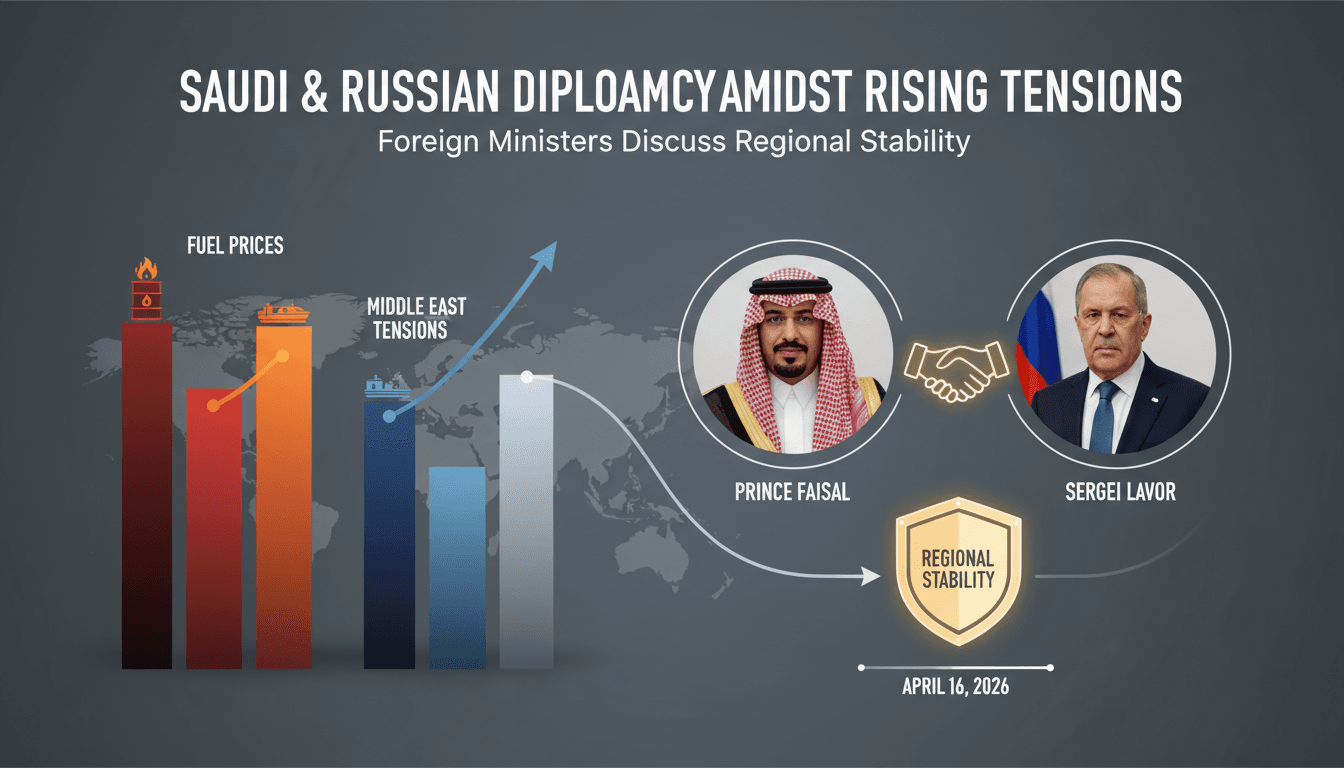Saudi and Russian Foreign Ministers Discuss Regional Stability Amid Middle East Tensions