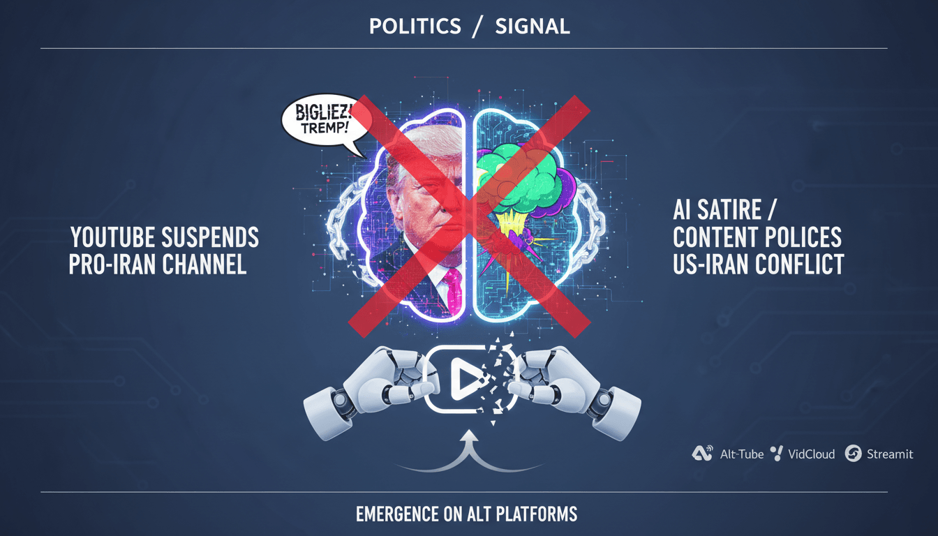 YouTube Suspends Pro-Iran Channel for Violating Content Policies Amid U.S.-Iran Conflict