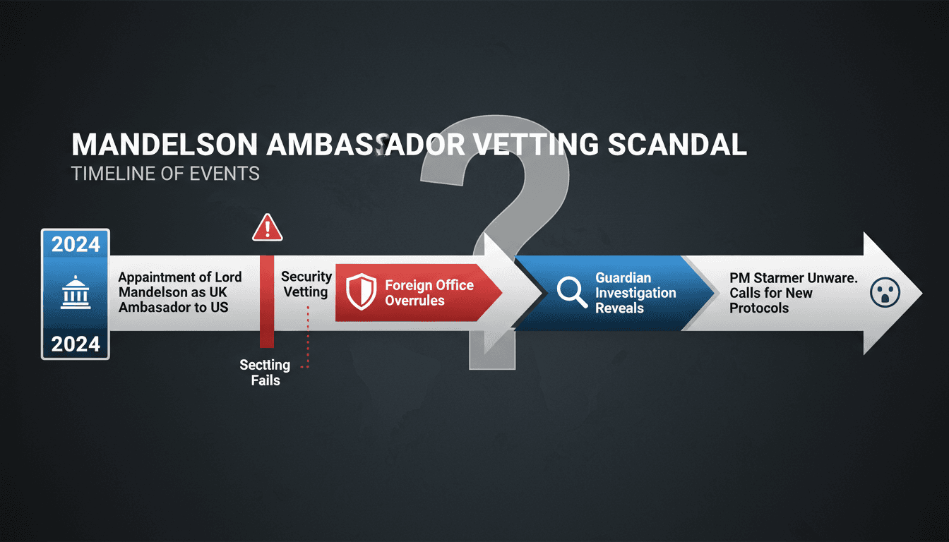 Keir Starmer Unaware of Mandelson's Security Vetting Failure for US Ambassador Role