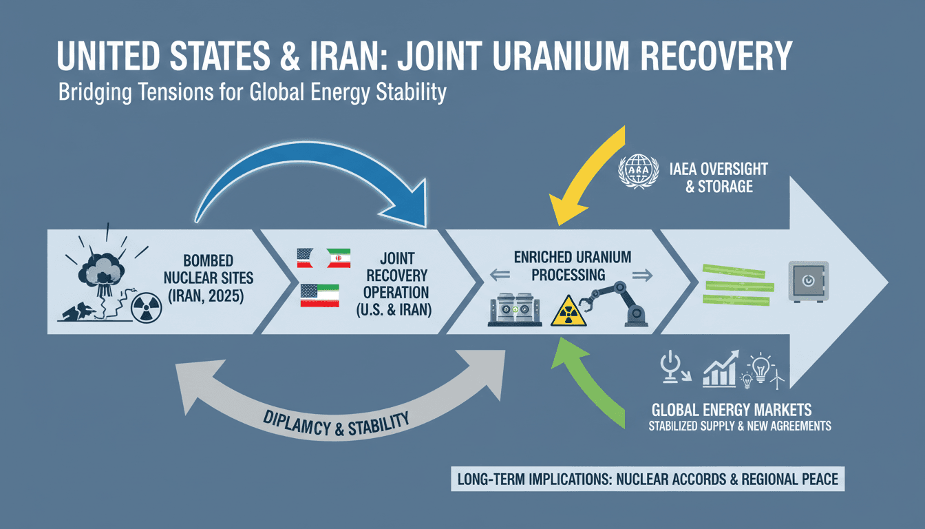 United States and Iran to Collaborate on Recovery of Enriched Uranium from Bombed Nuclear Sites