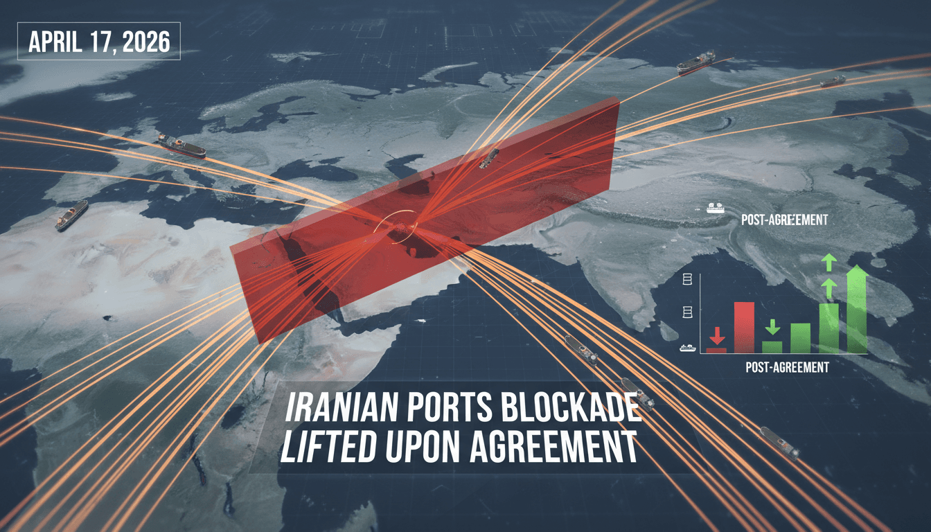 Trump Announces Immediate Lifting of Iranian Ports Blockade Upon Agreement Signing