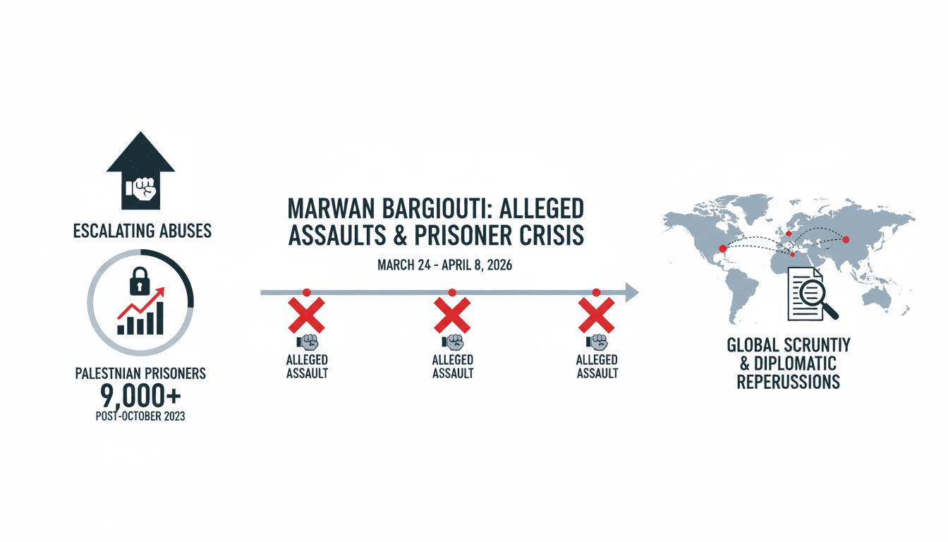 Allegations of Assault on Palestinian Leader Marwan Barghouti by Israeli Guards